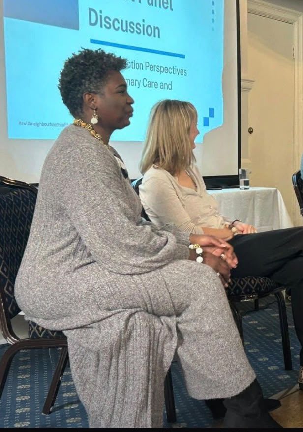 Dr Agatha Nortley-Meshe at an event